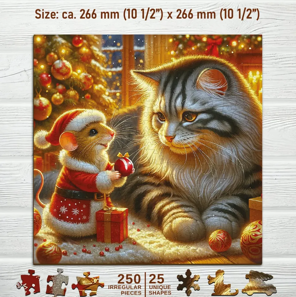 Puzzle Gato e Rato