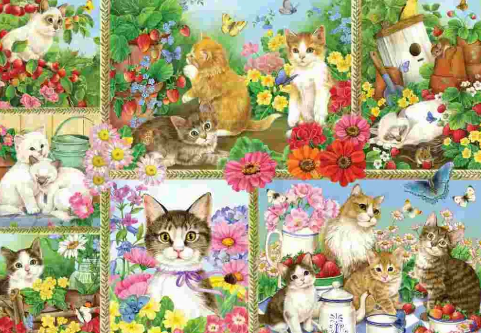 Puzzle Gatos e gatinhos
