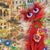 Puzzle Gato vermelho