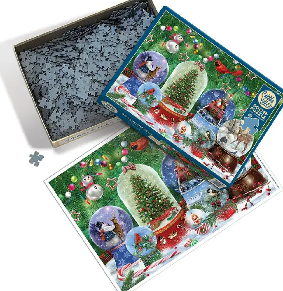 Puzzle Globos de neve