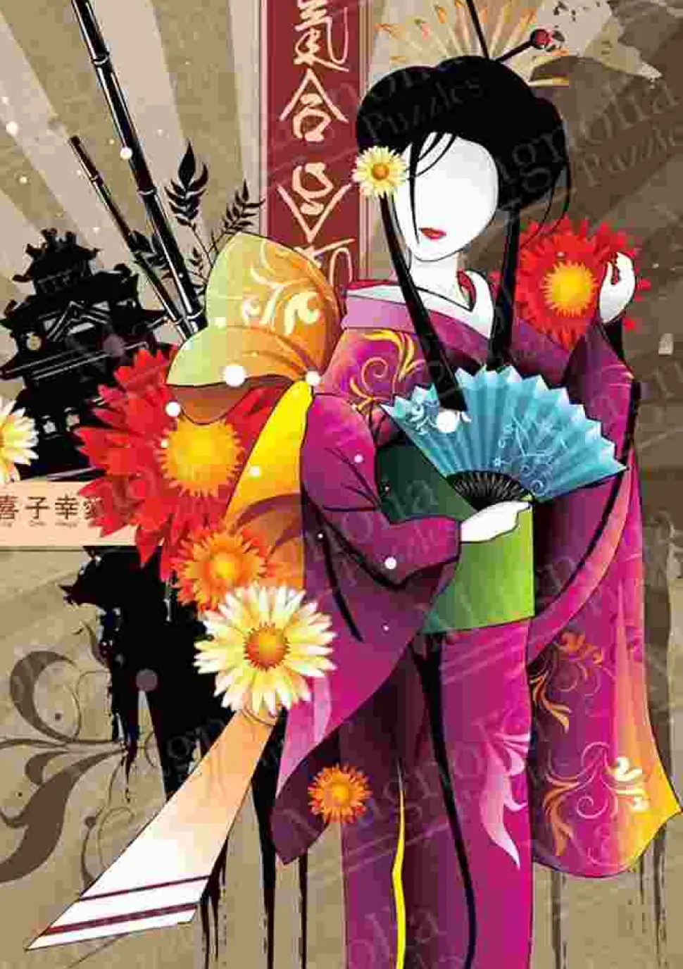 Puzzle Gueixa II