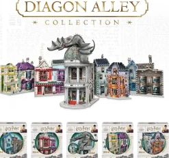 Puzzle Harry Potter: loja de varinhas de Olliwanders e Scribbulus