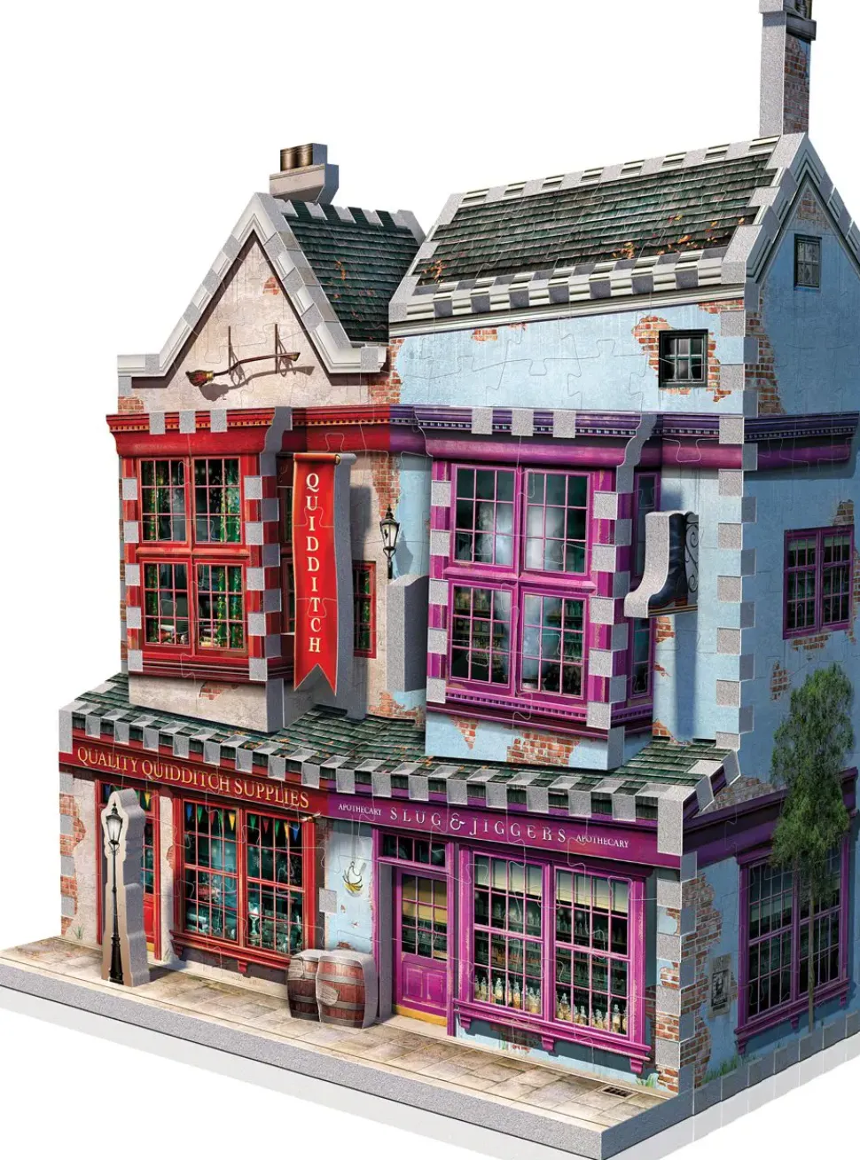 Puzzle Harry Potter: suprimentos de quadribol de qualidade e boticário de lesmas e Jiggers