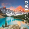 Puzzle Lago Moraine, Parque Nacional de Banff, Canadá