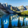 Puzzle Lake in Alberta