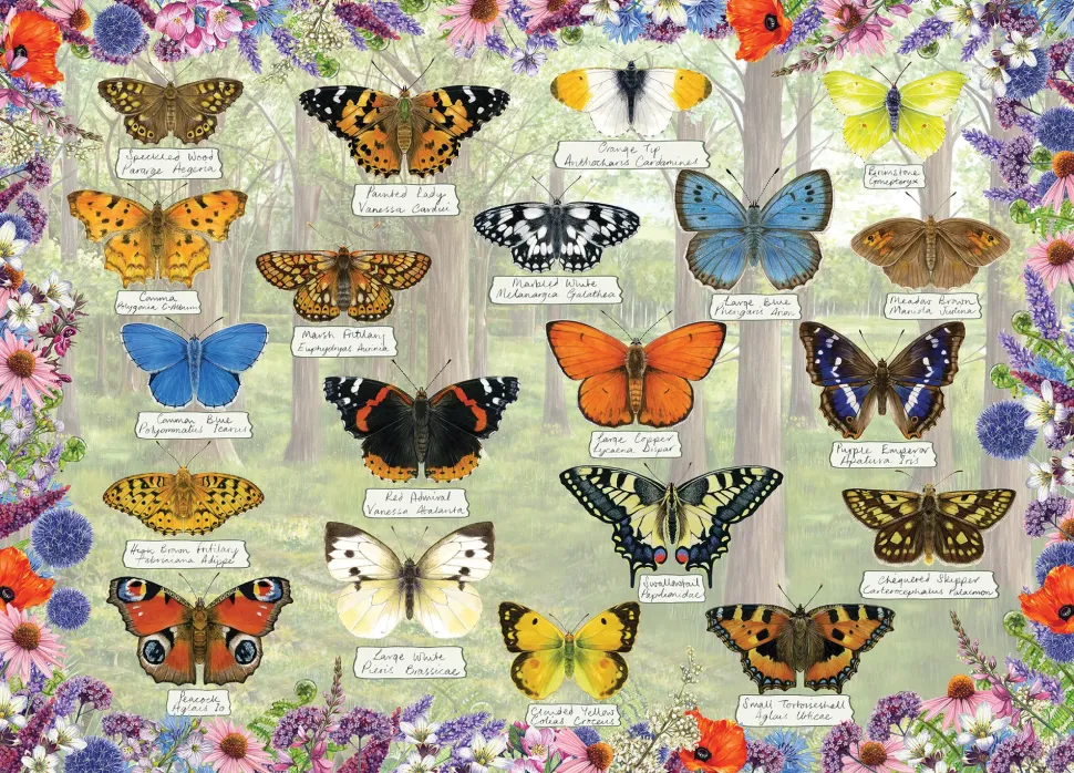 Puzzle Lindas borboletas