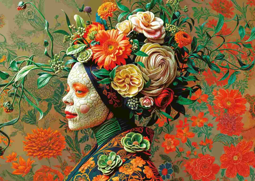 Puzzle Lizard Queen