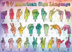 Puzzle Língua gestual americana