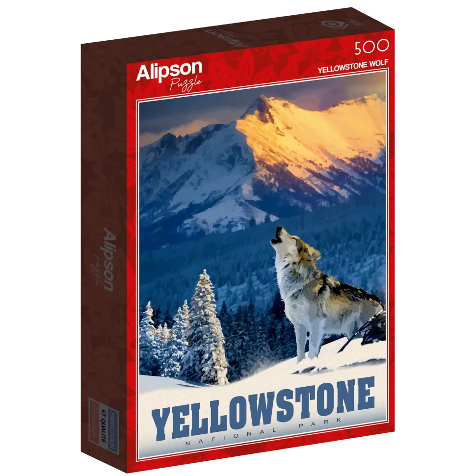 Puzzle Lobo de Yellowstone