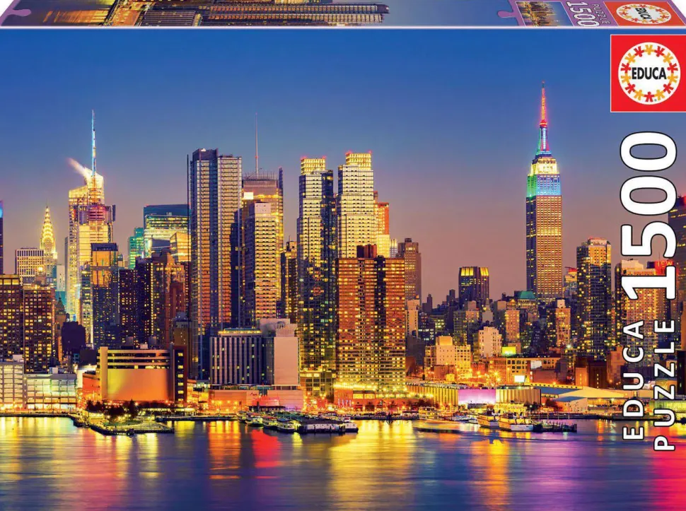 Puzzle Manhattan à noite