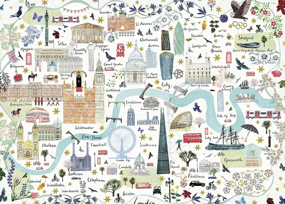Puzzle Mapa de Londres
