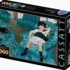 Puzzle Mary Cassatt: menina em uma poltrona azul