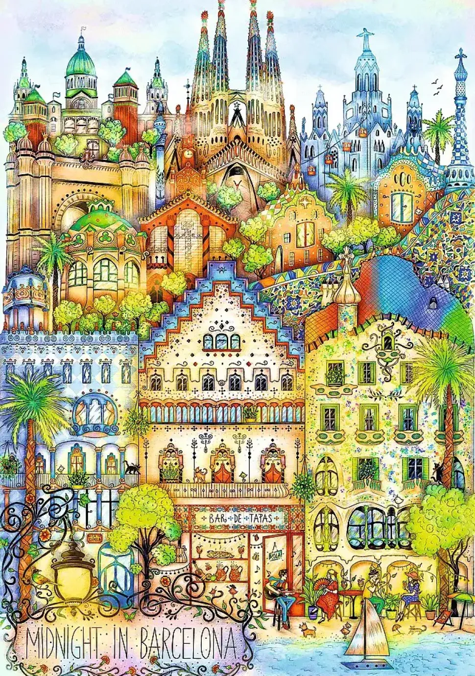 Puzzle Meia-noite em Barcelona