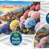 Puzzle Mundo de conto de fadas das hortênsias