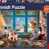 Puzzle Na mesa de quebra-cabeça