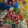 Puzzle Nene Thomas: Gatos dourados e flores