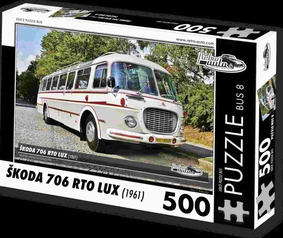 Puzzle ÔNIBUS n. 8 艩koda 706 RTO LUX (1961)