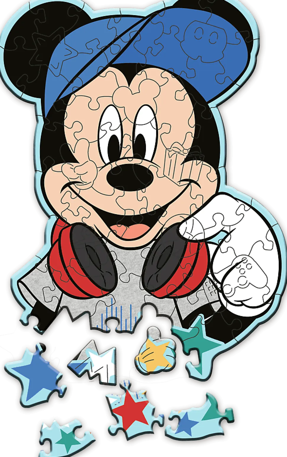 Puzzle No mundo do Mickey de madeira