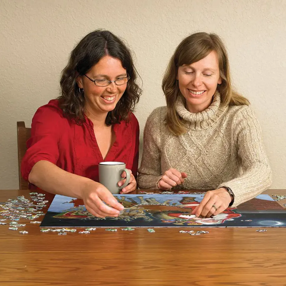 Puzzle No telhado
