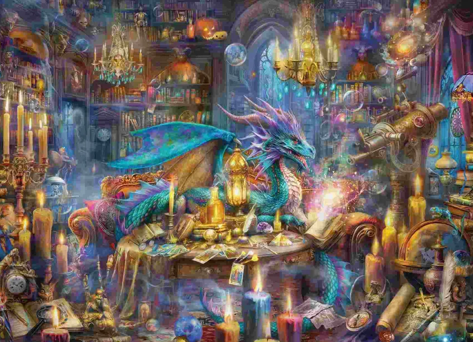 Puzzle O Guardião da Biblioteca