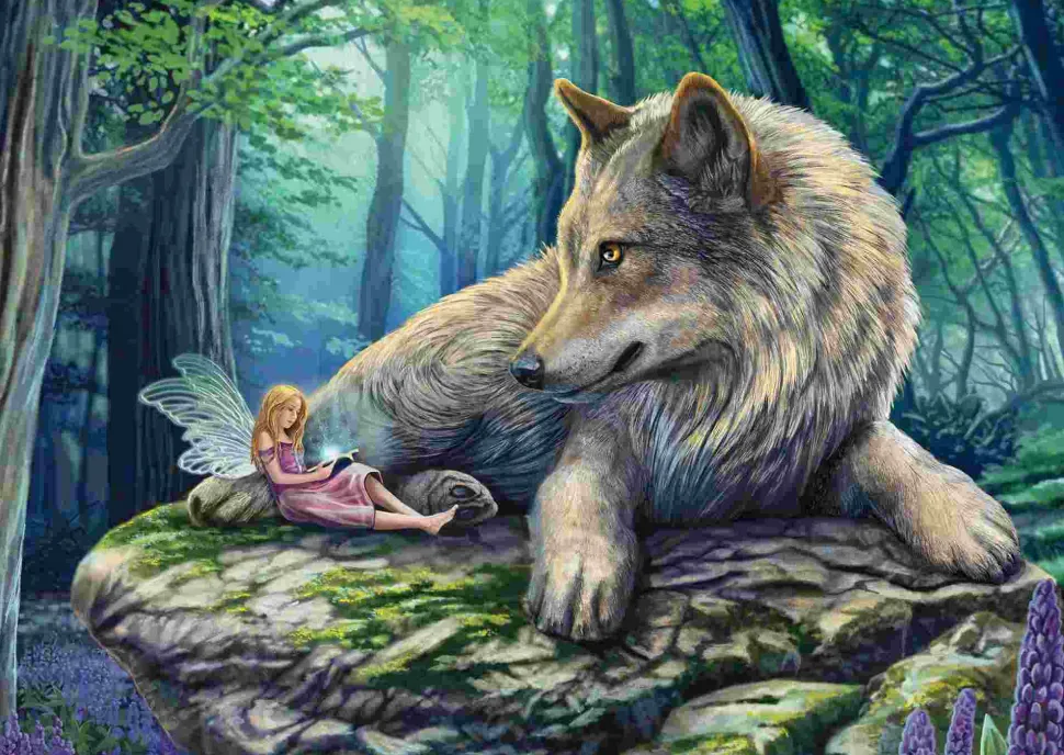Puzzle O lobo e o elfo