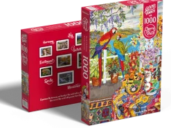 Puzzle Papagaios na varanda