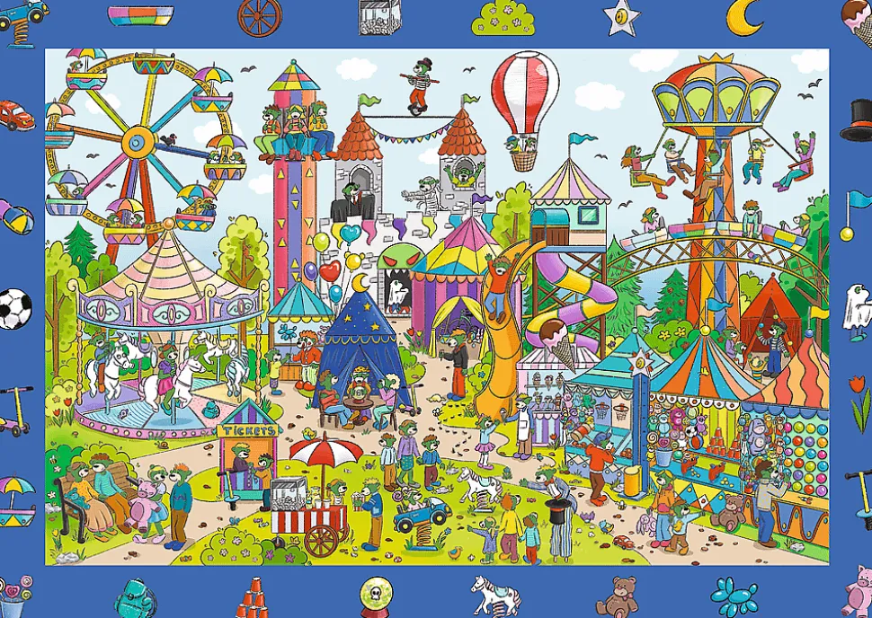 Puzzle Parque de diversões do espião