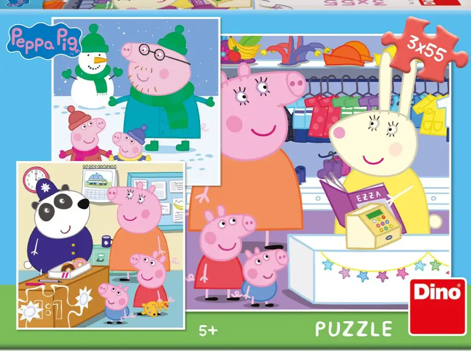 Puzzle PEPPA PIG: FELIZ TARDE 3x55