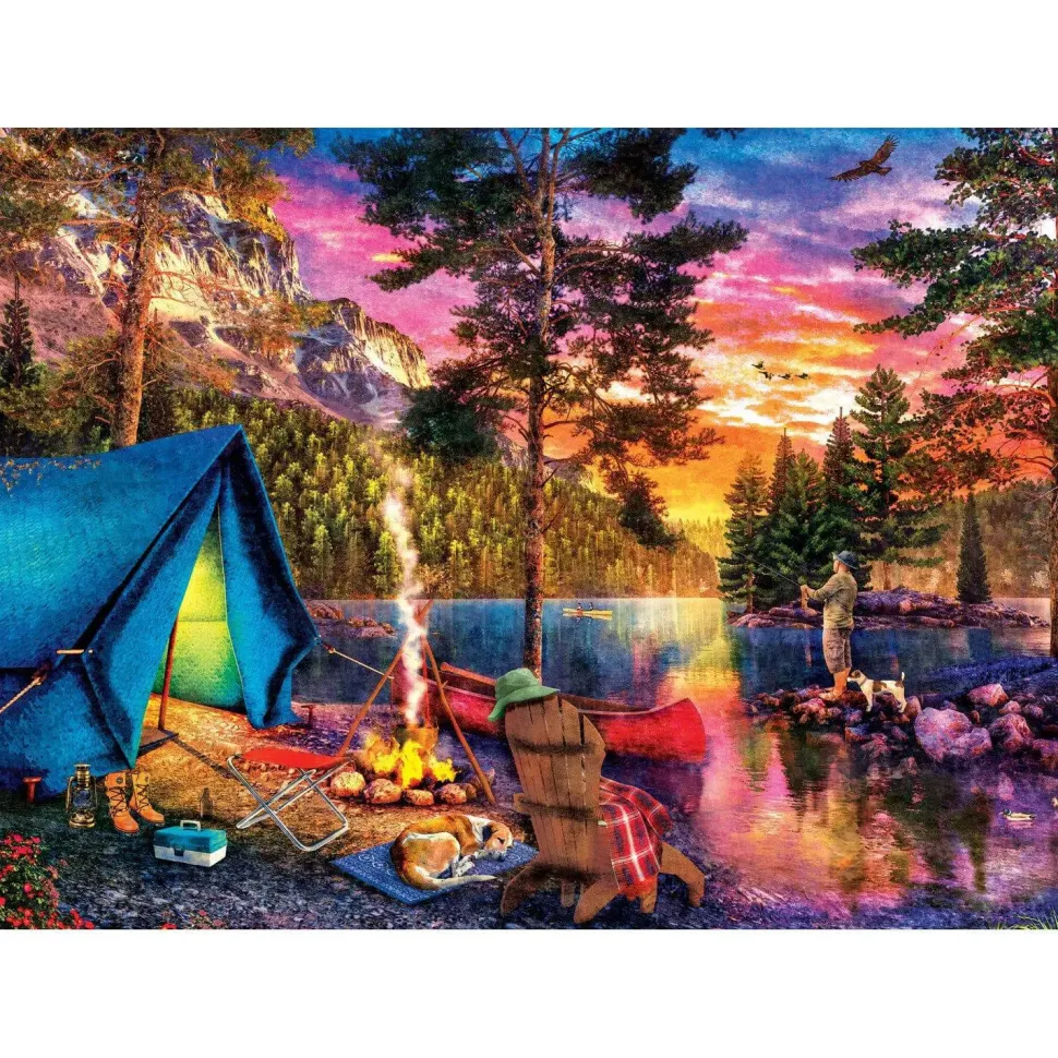 Puzzle Pesca nas terras altas