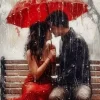 Puzzle Pintura Diamant: Amor em todos os tempos 30x40cm