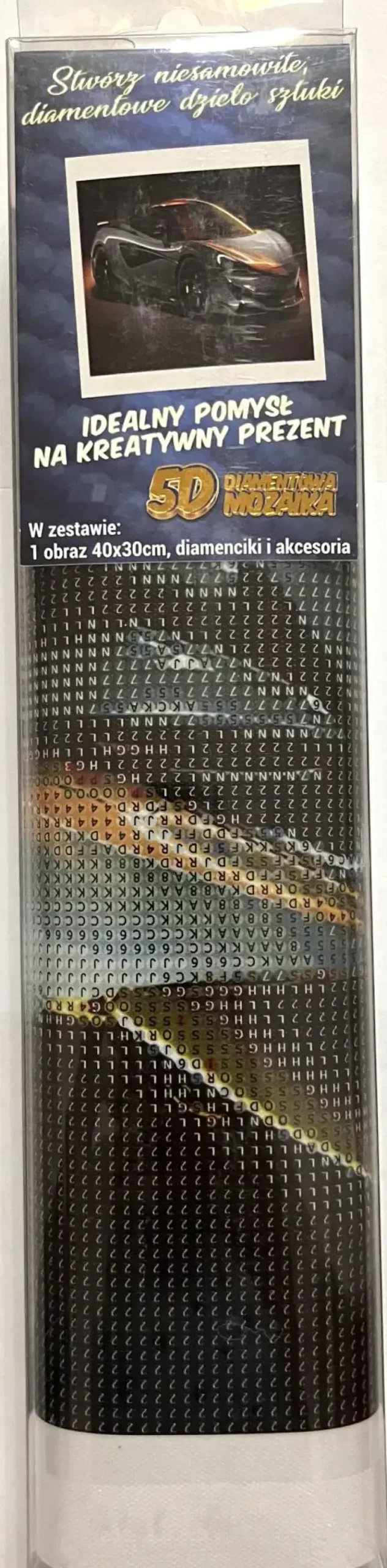 Puzzle Pintura diamante: McLaren 600LT 30x40cm