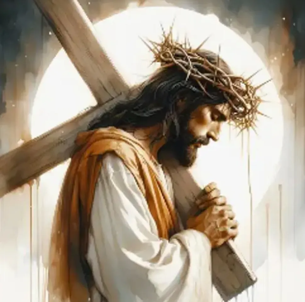 Puzzle Pintura Diamant: Jesus, Via Sacra 30x40cm