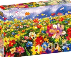 Puzzle Prado de Flores Coloridas