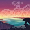 Puzzle Pássaro trovejante e urso