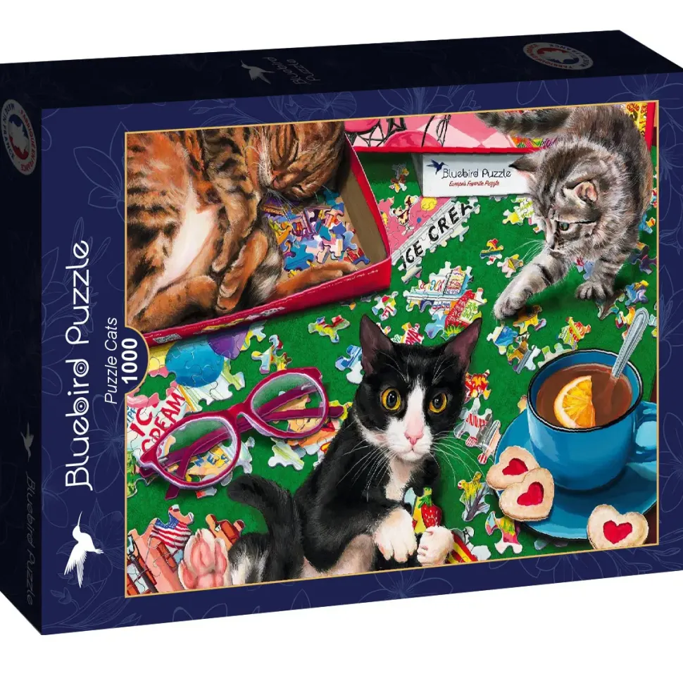 Puzzle Quebra-cabeça Gatos