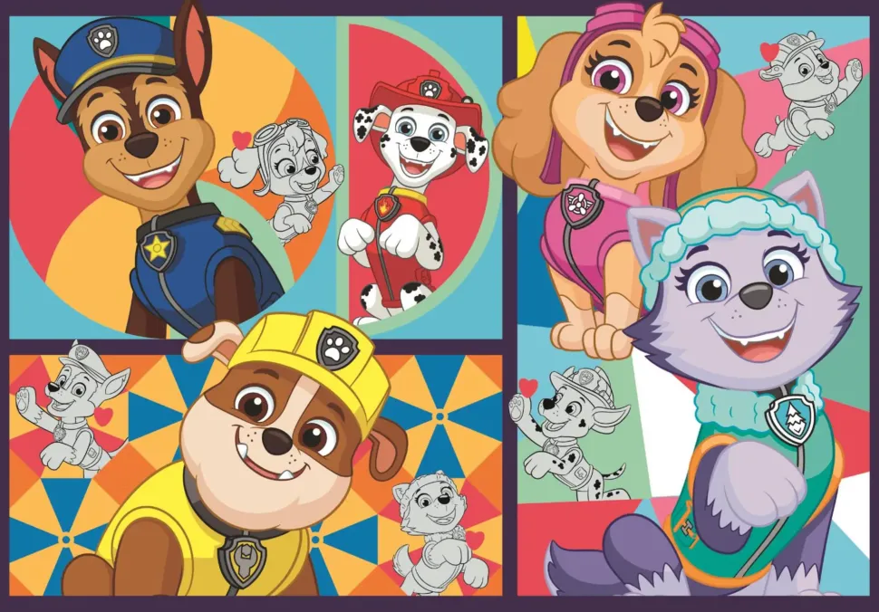 Puzzle Quebra-cabeça SuperColor: Patrulha Canina