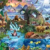 Puzzle Reino animal colorido