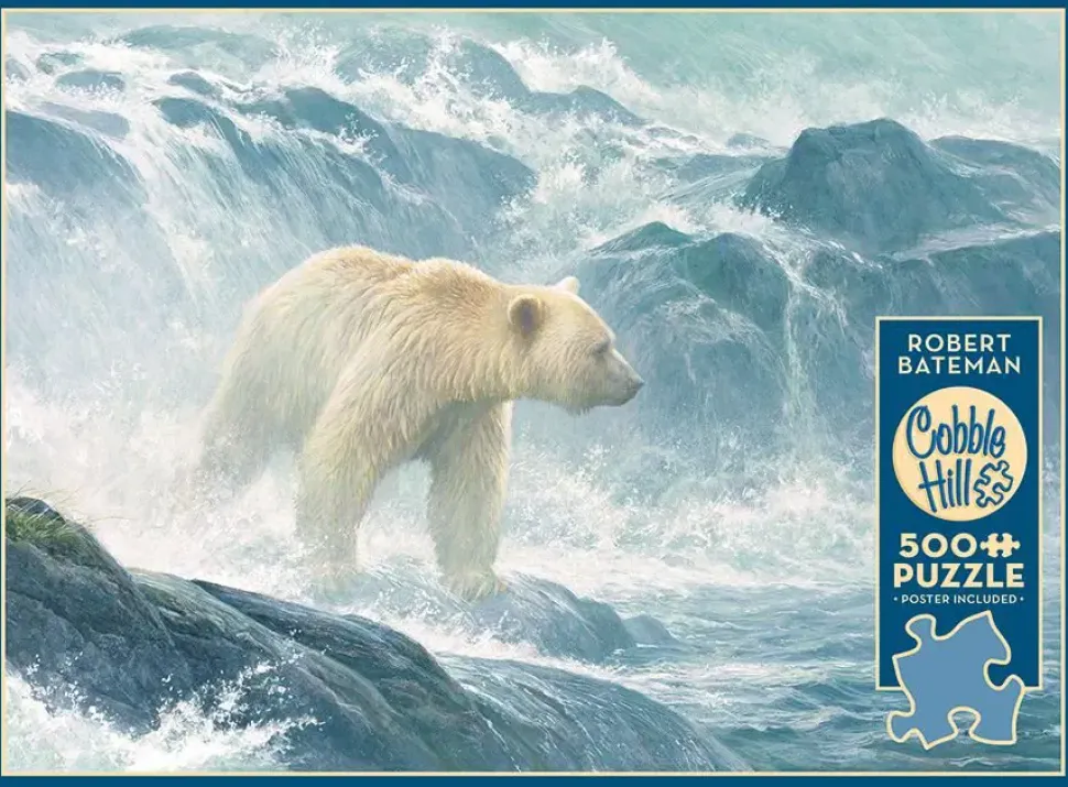 Puzzle Relógio Salmão - Spirit Bear