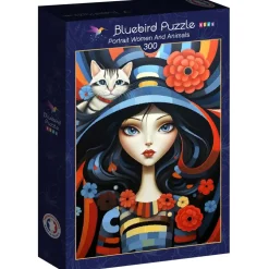 Puzzle Retrato de mulheres e animais