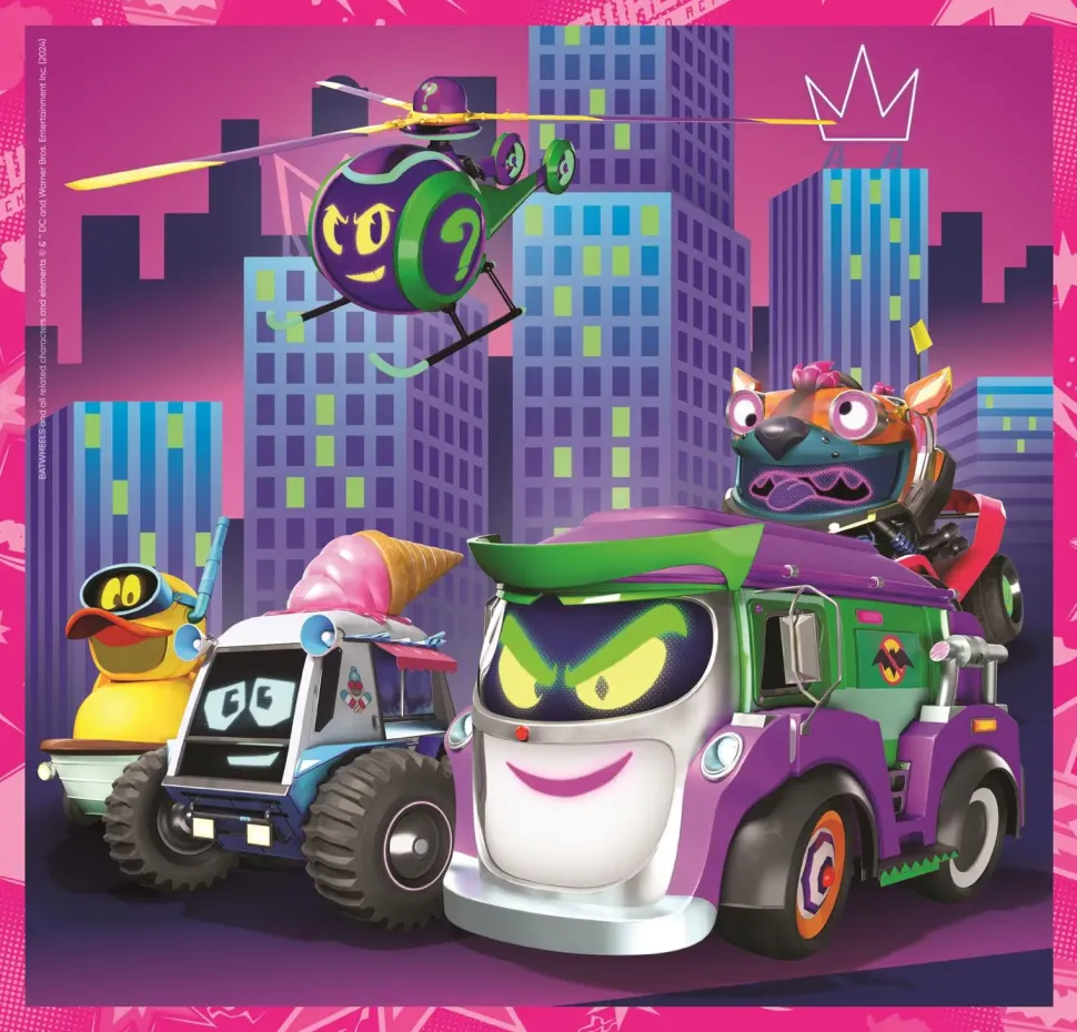 Puzzle Rodas de morcego 3x48