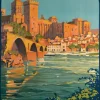 Puzzle Roger Broders - Avinhão, Palais des Papes, 1922