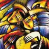 Puzzle Rosto Abstrato