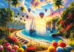 Puzzle Sonhos Azuis