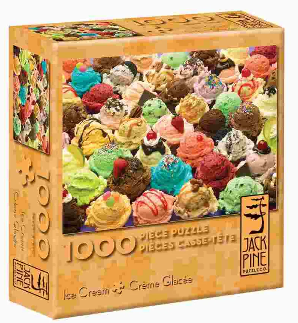 Puzzle Sorvete, caixinha pequena