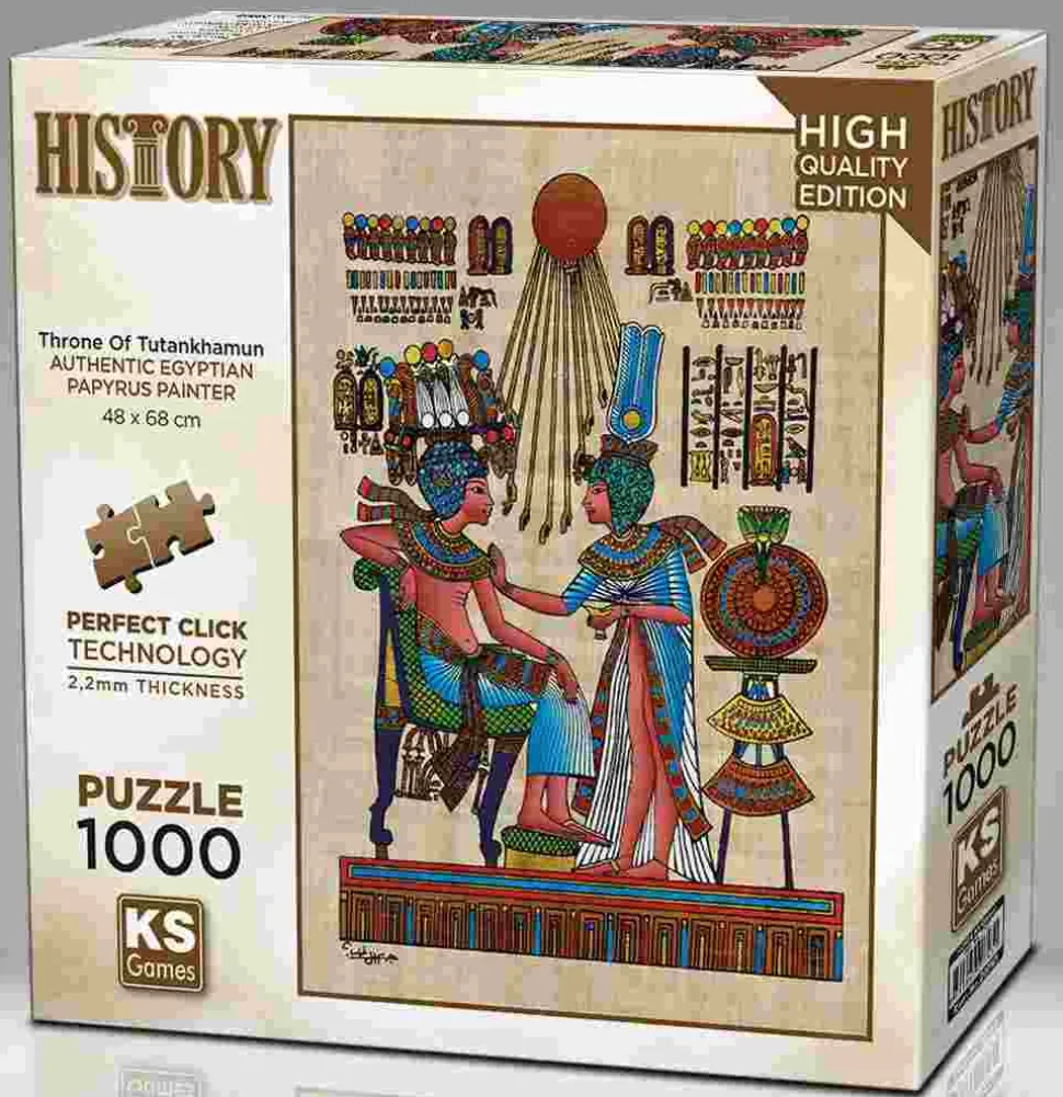 Puzzle Trono de Papirus de Tutancâmon
