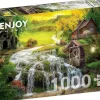 Puzzle Uma cabana de madeira no Magic Creek