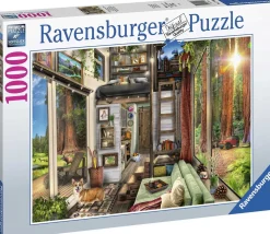 Puzzle Uma cabana na floresta