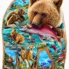 Puzzle Um urso no bosque