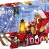 Puzzle Ursinhos de pelúcia com chapéus de Papai Noel