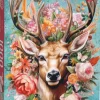 Puzzle Veado Flor